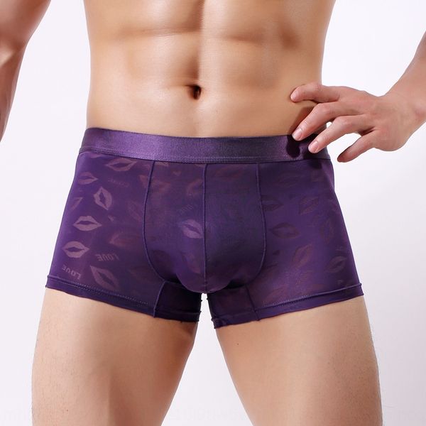 men's lip jacquard boxer pants jacquard underwear hollow-out ice silk breathable u-shaped ultra-thin men's transparent underwear, Black;white
men's lip jacquard boxer pants jacquard underwear hollow-out ice silk breathable u-shaped ultra-thin men's transparent underwear, Black;white