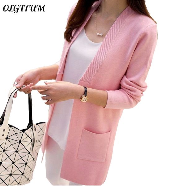 women's knits & tees 2021 spring/autumn women sweater casual long cardigan fashion korean slim pocket loose knit outwear coat, White
women's knits & tees 2021 spring/autumn women sweater casual long cardigan fashion korean slim pocket loose knit outwear coat, White