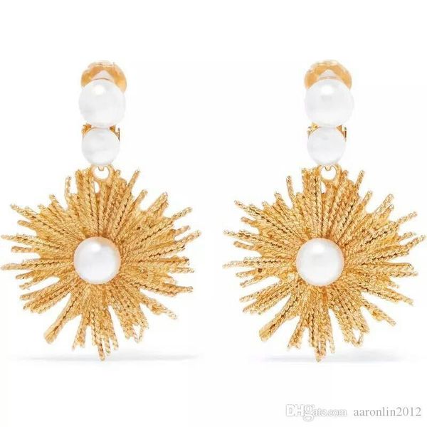 women vintage metal sun flower stud earings pendant punk jewelry pearl earrings gold irregular earring bridal brincos, Golden;silver
women vintage metal sun flower stud earings pendant punk jewelry pearl earrings gold irregular earring bridal brincos, Golden;silver