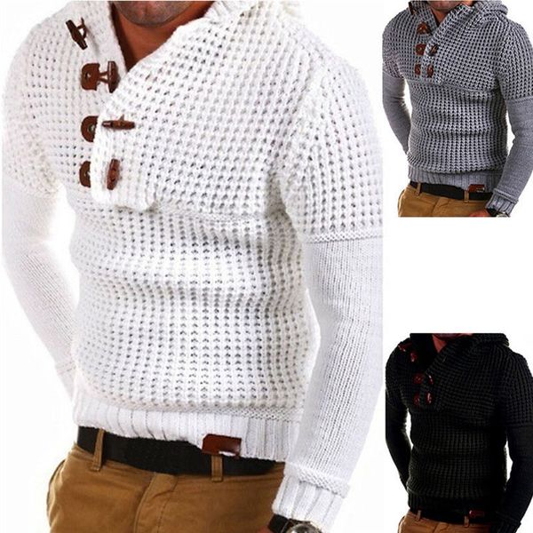 fashion plus size winter mens knitted casual sweater hooded pullover knitwear blouse keep warming gm, White;black
fashion plus size winter mens knitted casual sweater hooded pullover knitwear blouse keep warming gm, White;black
