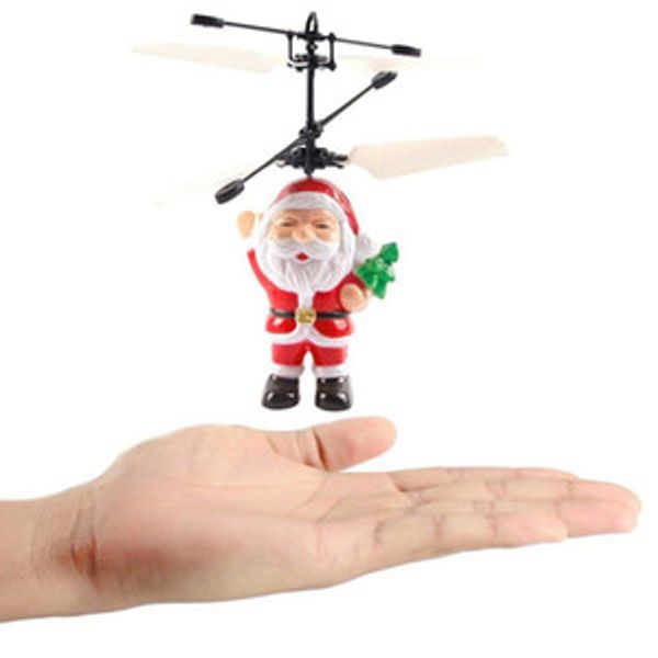 

electric infrared sensor flying santa claus induction aircraft toys rc helicopter drone toy