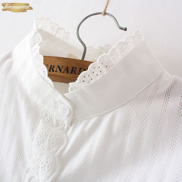 lace women white blouse shirts spring stand collar summer long sleeve ruffled 100% cotton slim soft 0.15 kg
lace women white blouse shirts spring stand collar summer long sleeve ruffled 100% cotton slim soft 0.15 kg