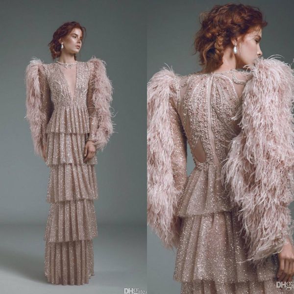 elegant alfazairy sheath evening dresses with feathers v neck long sleeves prom dresses tiered skirt red carpet special occasion dresses, Black;red
elegant alfazairy sheath evening dresses with feathers v neck long sleeves prom dresses tiered skirt red carpet special occasion dresses, Black;red