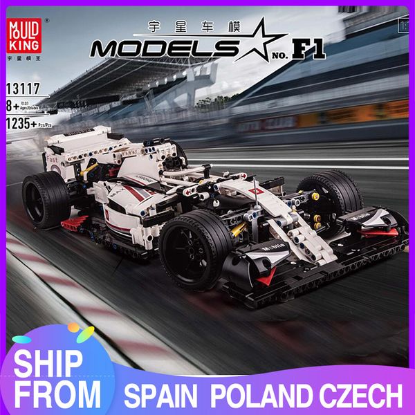 13117 1235pcs Technic Stadt F1 Racing Auto Die 24 Stunden Rennen Auto Modell Bausteine Ziegel Mit Building Blocks Compatible 42096