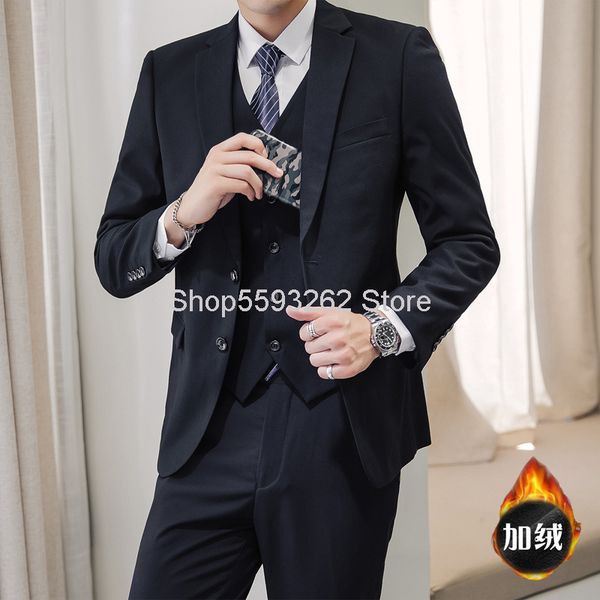 men leisure suit suit male positive pack business youth plus velvet coat fashion, White;black
men leisure suit suit male positive pack business youth plus velvet coat fashion, White;black