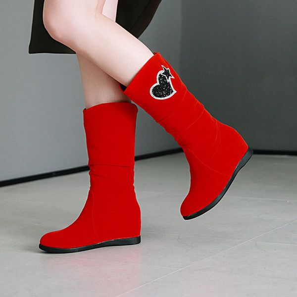 japanese sweet style round head nubuck mid calf boots fashion rhinestone black red increasing med heels woman's motorcycle boots
japanese sweet style round head nubuck mid calf boots fashion rhinestone black red increasing med heels woman's motorcycle boots