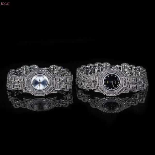 silver 925 s925 sterling silver bracelets for men and women jewelry national style women's bracelet watch 2019 new fashion, Black
silver 925 s925 sterling silver bracelets for men and women jewelry national style women's bracelet watch 2019 new fashion, Black