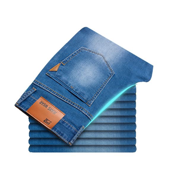 2019 summer new men thin light jeans business casual stretch slim denim jeans light blue trousers male brand pants plus size
2019 summer new men thin light jeans business casual stretch slim denim jeans light blue trousers male brand pants plus size
