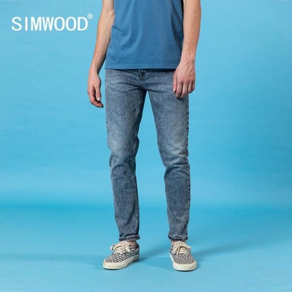 simwood 2020 spring summer new jeans men slim fit tapered plus size denim trousers vintage jean sj170130, Blue
simwood 2020 spring summer new jeans men slim fit tapered plus size denim trousers vintage jean sj170130, Blue