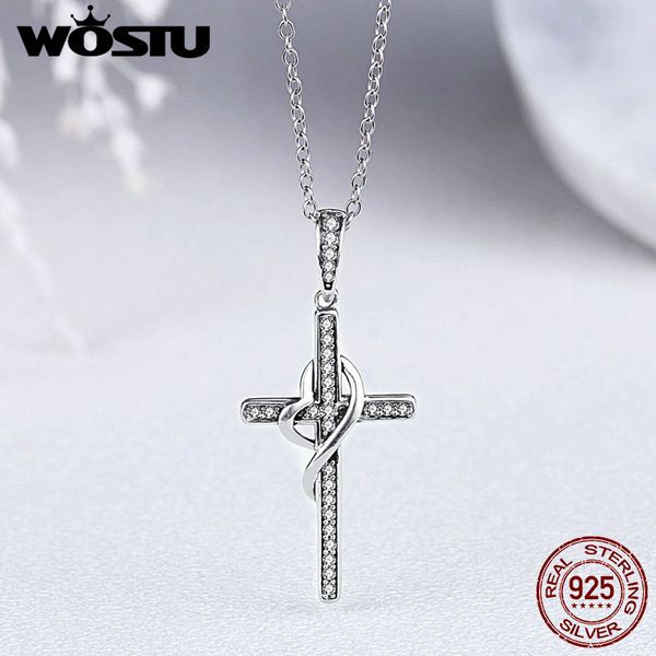 fashion- 2019 real 925 sterling silver cross twisting with heart clear cubic zircon pendant& necklace s925 luxury jewelry bkn104
fashion- 2019 real 925 sterling silver cross twisting with heart clear cubic zircon pendant& necklace s925 luxury jewelry bkn104