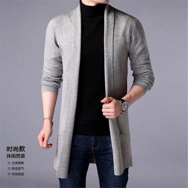 mens sweater 2020 new men long style cardigan spring and autumn x-long knit sweater jackets solid color sweatercoat, White;black
mens sweater 2020 new men long style cardigan spring and autumn x-long knit sweater jackets solid color sweatercoat, White;black