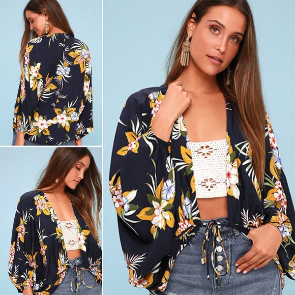 hirigin women fashion print floral loose shawl vintage kimono cardigan boho chiffon coat jacket casual outwear female 2018, Black;brown
hirigin women fashion print floral loose shawl vintage kimono cardigan boho chiffon coat jacket casual outwear female 2018, Black;brown