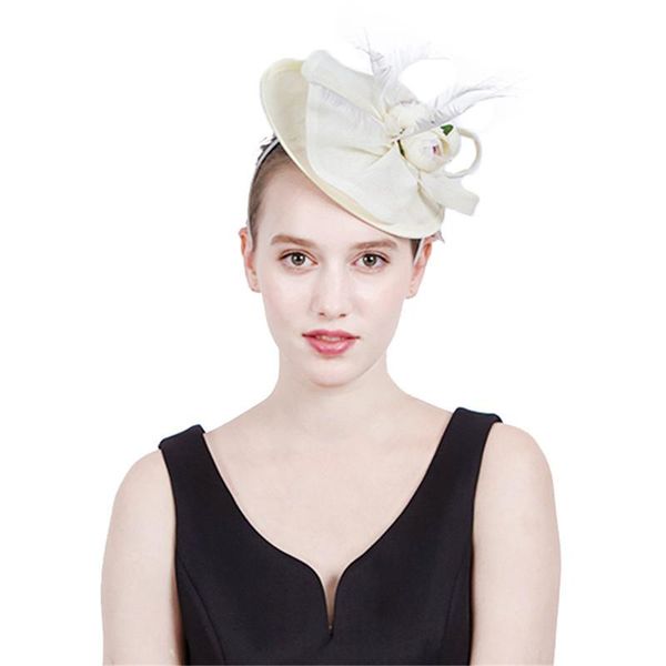 western style fashion bride fabric flower feather headdress hats handmade elegent banquet party birthday show feather hat
western style fashion bride fabric flower feather headdress hats handmade elegent banquet party birthday show feather hat