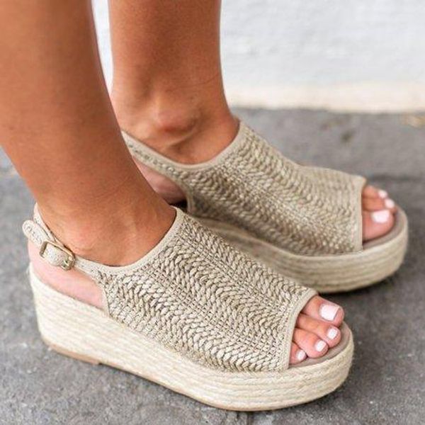summer new style slanted heel reticulated peep-toe sandals women's 40-43 yards large size women's shoes, Black
summer new style slanted heel reticulated peep-toe sandals women's 40-43 yards large size women's shoes, Black