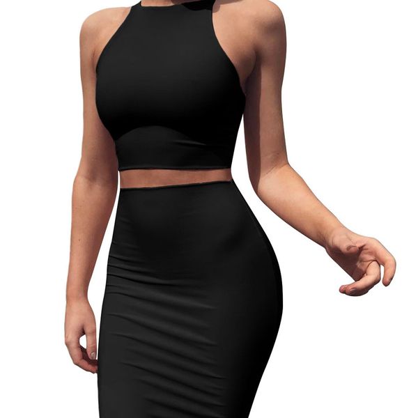o neck sleeveless bodycon dress slim night club 2 piece set midi dress skinny office lady women plus size 3.15, White
o neck sleeveless bodycon dress slim night club 2 piece set midi dress skinny office lady women plus size 3.15, White