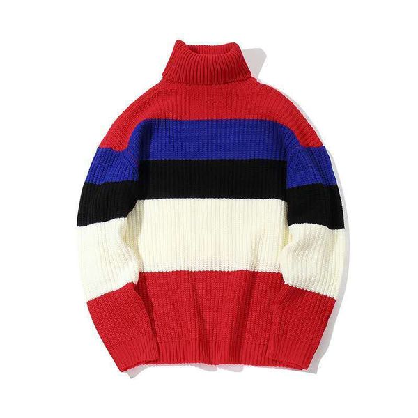 casual striped turtleneck long sleeve warm stripe men red pullover sweater 2018 winter fashion trend knitting clothes male -xl, White;black
casual striped turtleneck long sleeve warm stripe men red pullover sweater 2018 winter fashion trend knitting clothes male -xl, White;black