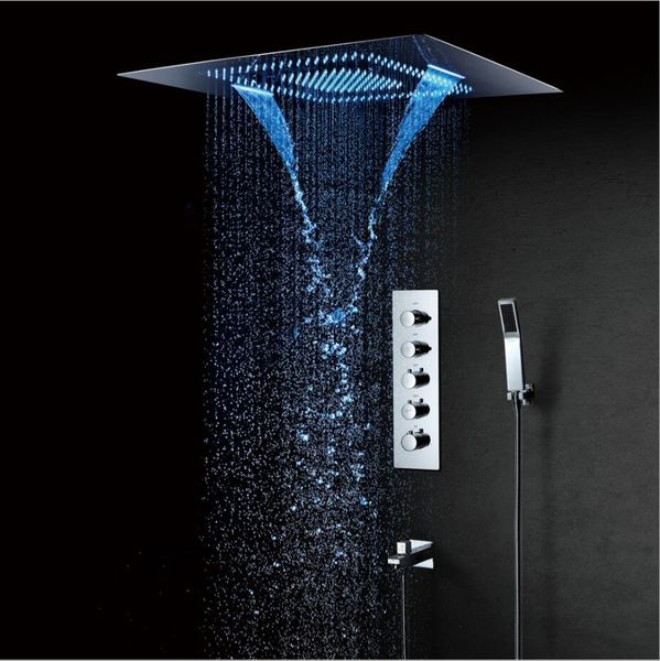 4 water functions work together or separately 60x80 cm rain shower head bathroom led shower faucet set rainfall waterfall massage spray
4 water functions work together or separately 60x80 cm rain shower head bathroom led shower faucet set rainfall waterfall massage spray