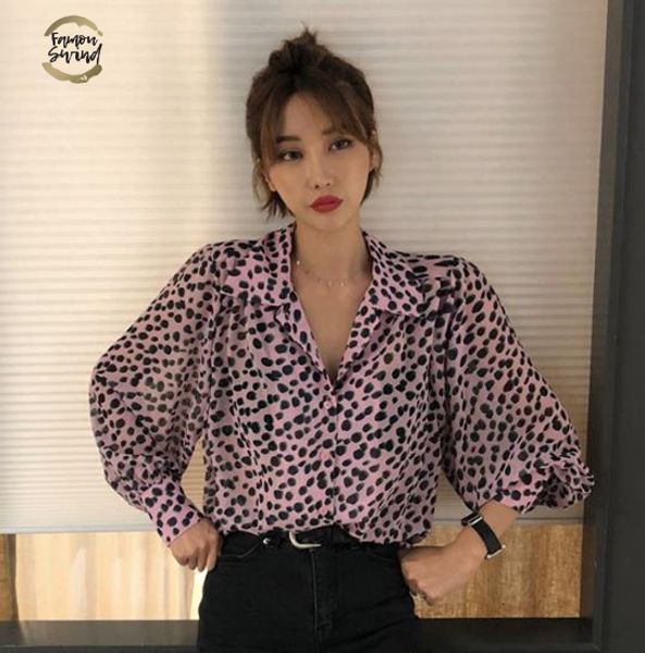 2019 women blouse leopard print shirt long sleeve v -neck loose blouses plus size chiffon shirt camisa feminina clothing, White
2019 women blouse leopard print shirt long sleeve v -neck loose blouses plus size chiffon shirt camisa feminina clothing, White
