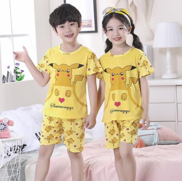 children short sleeve pajamas 2020 summer boy girl sleepwear cartoon baby nightwear child kids pyjamas set home teenage jacket, White
children short sleeve pajamas 2020 summer boy girl sleepwear cartoon baby nightwear child kids pyjamas set home teenage jacket, White