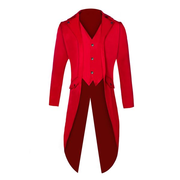 monerffi turn-down punk retro collar men's coat solid steampunk retro tuxedo 2019 new fashion vintage male dress men's coat, White;black
monerffi turn-down punk retro collar men's coat solid steampunk retro tuxedo 2019 new fashion vintage male dress men's coat, White;black