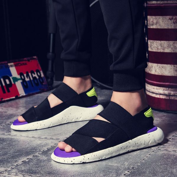 2019 women's sandals men's shoes women's shoes tide men's lightweight breathable casual couple roman sandals slippers, Black
2019 women's sandals men's shoes women's shoes tide men's lightweight breathable casual couple roman sandals slippers, Black