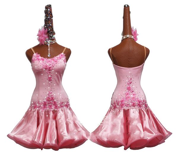 latin dance dress women pink embroidered fishbone skirt female party stage performance competition costume custom sizing, Black;red
latin dance dress women pink embroidered fishbone skirt female party stage performance competition costume custom sizing, Black;red
