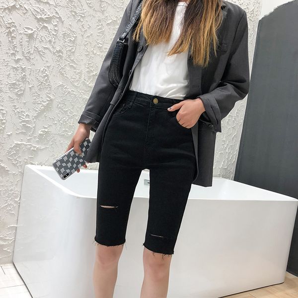 тощий женщина высокой талии джинсы boyfriend джинсы для женщин ripped пн denim корейский моды короткое лето байкер, Blue
тощий женщина высокой талии джинсы boyfriend джинсы для женщин ripped пн denim корейский моды короткое лето байкер, Blue