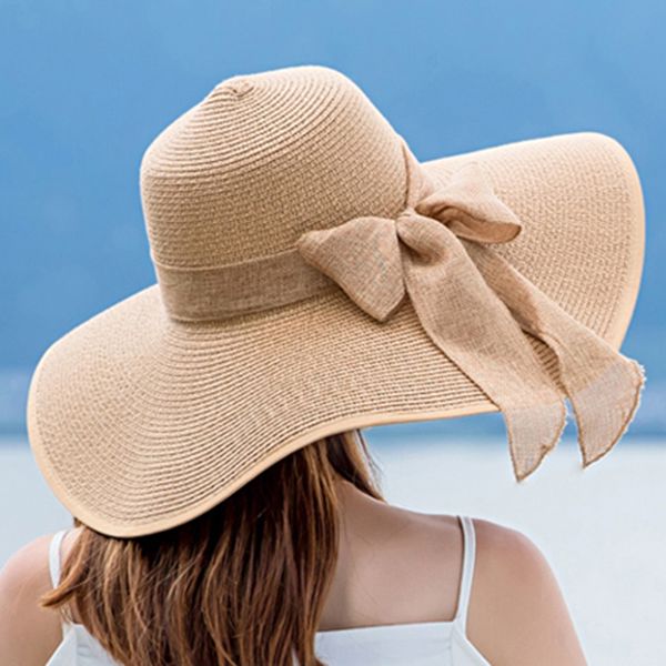 elegant ladies summer hats 2020 new straw hats for fashion bow women beach sun foldable hat chapeau femme, Blue;gray
elegant ladies summer hats 2020 new straw hats for fashion bow women beach sun foldable hat chapeau femme, Blue;gray