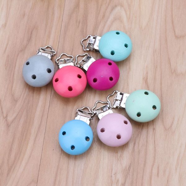 5pcs metal wooden baby pacifier clips solid color holders infant soother clasps
5pcs metal wooden baby pacifier clips solid color holders infant soother clasps
