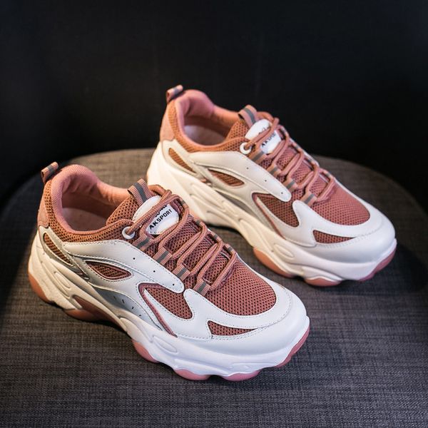 sports women sneakers trend women's breathable comfortable 2020 fashion new patchwork increase platform shoes mx200425, Black
sports women sneakers trend women's breathable comfortable 2020 fashion new patchwork increase platform shoes mx200425, Black