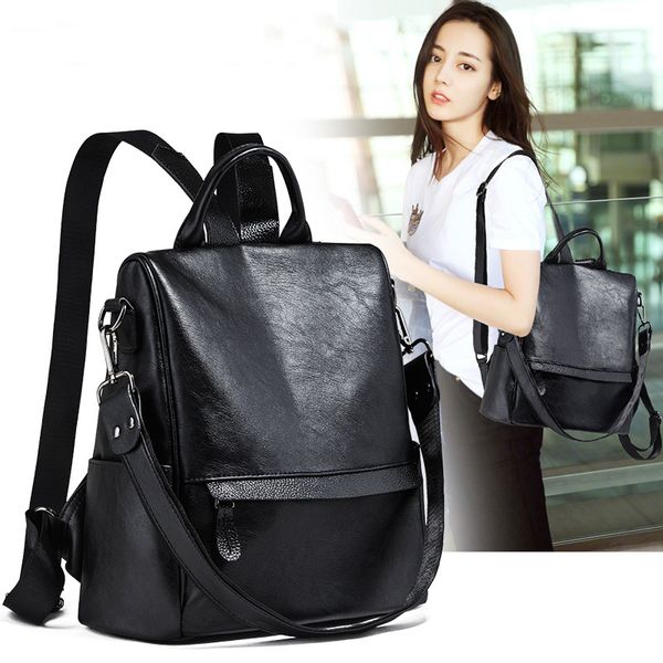 challen new fashion pu women anti-theft leather backpacks female school shoulder bags for teenage girls travel back pack leisure
challen new fashion pu women anti-theft leather backpacks female school shoulder bags for teenage girls travel back pack leisure