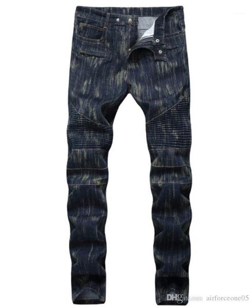mid waist motor fashion mens trousers male apparel straight fold skinny mens long jeans, Blue
mid waist motor fashion mens trousers male apparel straight fold skinny mens long jeans, Blue