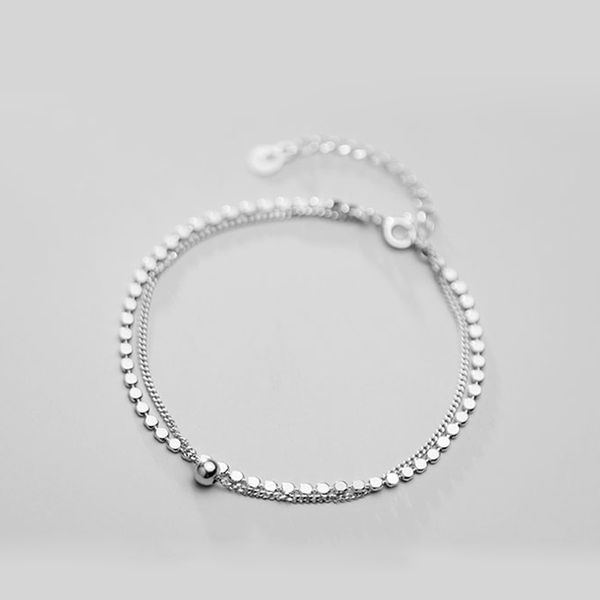 link, chain la maxza 925 sterling silver bracelets for women ladies bead double layer bracelet womens accessoires, Black
link, chain la maxza 925 sterling silver bracelets for women ladies bead double layer bracelet womens accessoires, Black