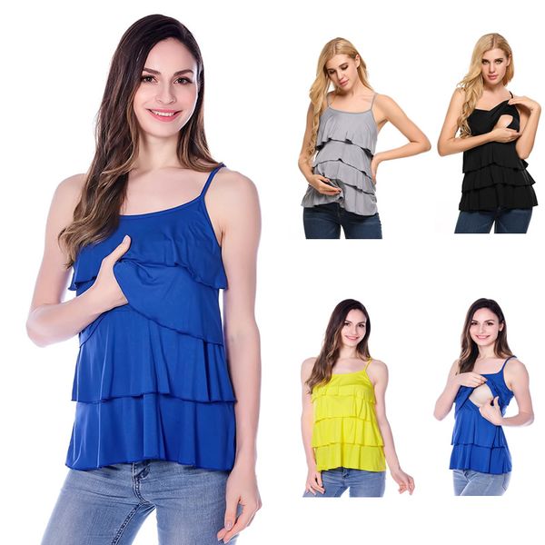 women's maternity nursing tank sleeveless breastfeeding clothes ruffle pregnant vest solid fashion maternity clothes summer
women's maternity nursing tank sleeveless breastfeeding clothes ruffle pregnant vest solid fashion maternity clothes summer