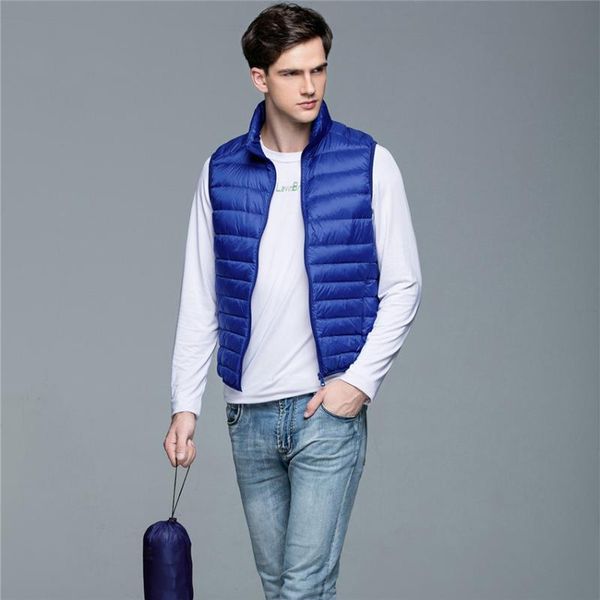 winter men 90% white duck down vests sleeveless jacket ultra light waistcoat autumn slim men short jackets coats outerwear, Black
winter men 90% white duck down vests sleeveless jacket ultra light waistcoat autumn slim men short jackets coats outerwear, Black