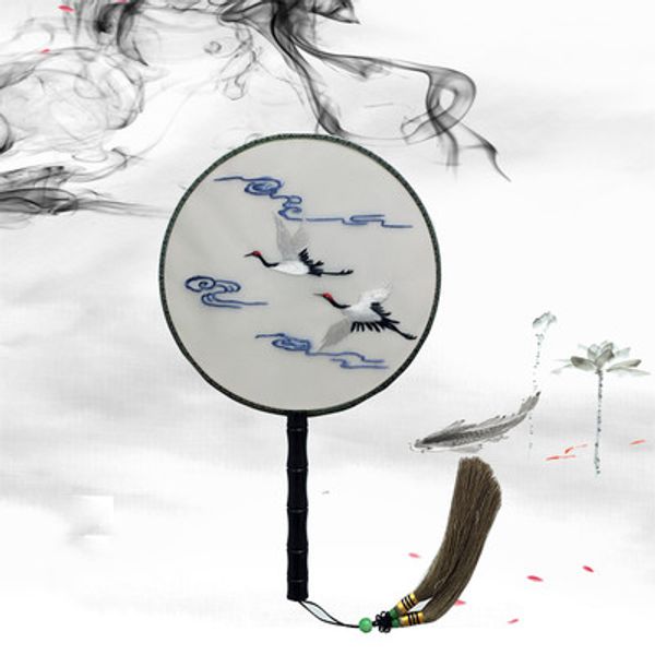 fine chinese mulberry silk fan dance costume decorative craft ebony handle fan handmade double-side suzhou embroidery hand fan gift
fine chinese mulberry silk fan dance costume decorative craft ebony handle fan handmade double-side suzhou embroidery hand fan gift