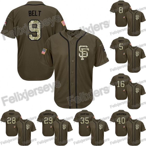 San Francisco 5 Matt Duffy 8 Hunter Pence 40 Madison Bumgar 29 Jeff Samardzija Angel Pagan Belt Crawford Custom Baseball Jersey
San Francisco 5 Matt Duffy 8 Hunter Pence 40 Madison Bumgar 29 Jeff Samardzija Angel Pagan Belt Crawford Custom Baseball Jersey