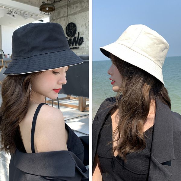 beach resort tourism double-sided fisherman bucket hat womens korean fashion casual men basin caps solid color sun hats fedoras
beach resort tourism double-sided fisherman bucket hat womens korean fashion casual men basin caps solid color sun hats fedoras