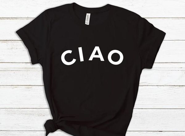 ciao italy hello print women tshirt cotton casual funny t shirt for lady yong girl tee hipster drop ship s-292, White
ciao italy hello print women tshirt cotton casual funny t shirt for lady yong girl tee hipster drop ship s-292, White