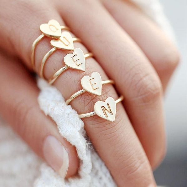 zinc alloy adjustable dainty initial ring personalized heart ring letter golden plated mother's day gift 1pc, Golden;silver
zinc alloy adjustable dainty initial ring personalized heart ring letter golden plated mother's day gift 1pc, Golden;silver