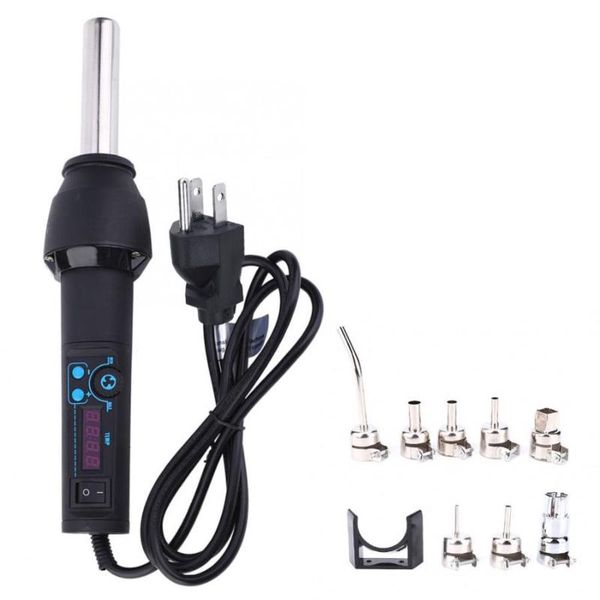 digital display air gun handheld heat gun air heater blower with 8 nozzle and bracket
digital display air gun handheld heat gun air heater blower with 8 nozzle and bracket