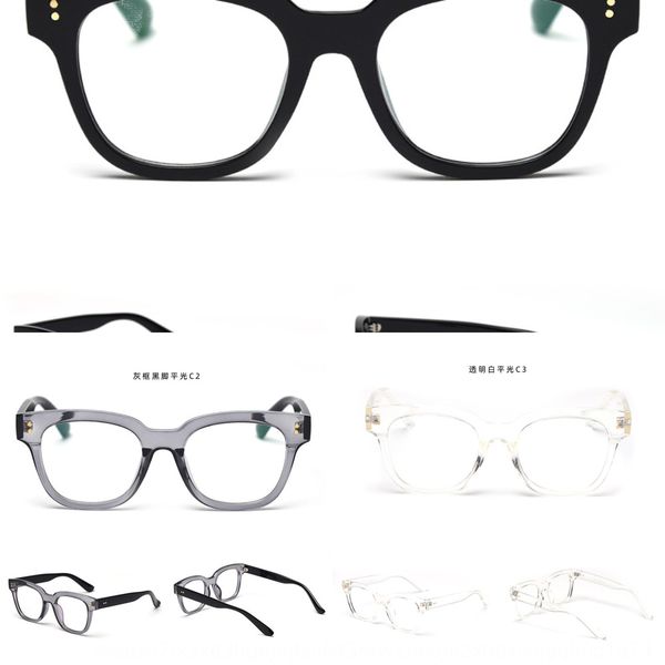 s22187 sydney tr90v plain korean female ins star transparent myopia glasses harajuku myopia glasses frame male, Silver
s22187 sydney tr90v plain korean female ins star transparent myopia glasses harajuku myopia glasses frame male, Silver
