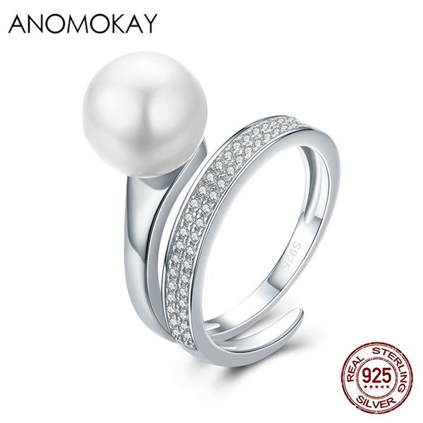 anomokay real 100% 925 sterling silver elegant round pearl finger rings for women anniversary engagement 925 geometric jewelry, Golden;silver
anomokay real 100% 925 sterling silver elegant round pearl finger rings for women anniversary engagement 925 geometric jewelry, Golden;silver