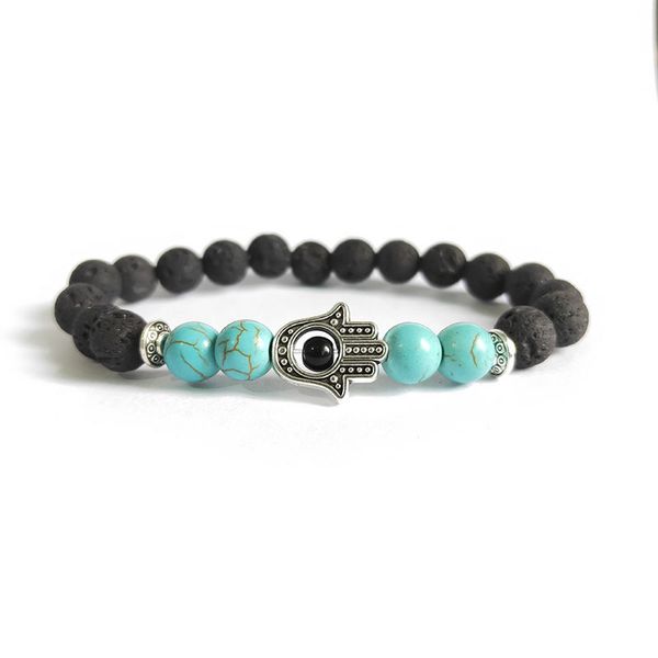 fashion charm bracelet for women men jewelry pulseras mujer moda 2018 accessories 8mm chakra yoga volcanic rock palm bracelet, Black
fashion charm bracelet for women men jewelry pulseras mujer moda 2018 accessories 8mm chakra yoga volcanic rock palm bracelet, Black