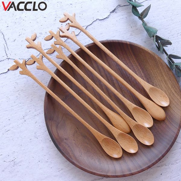 vacclo wooden spoon kitchen tool creative tree fork handle eucalyptus mixing spoon coffee slender handle wood small
vacclo wooden spoon kitchen tool creative tree fork handle eucalyptus mixing spoon coffee slender handle wood small