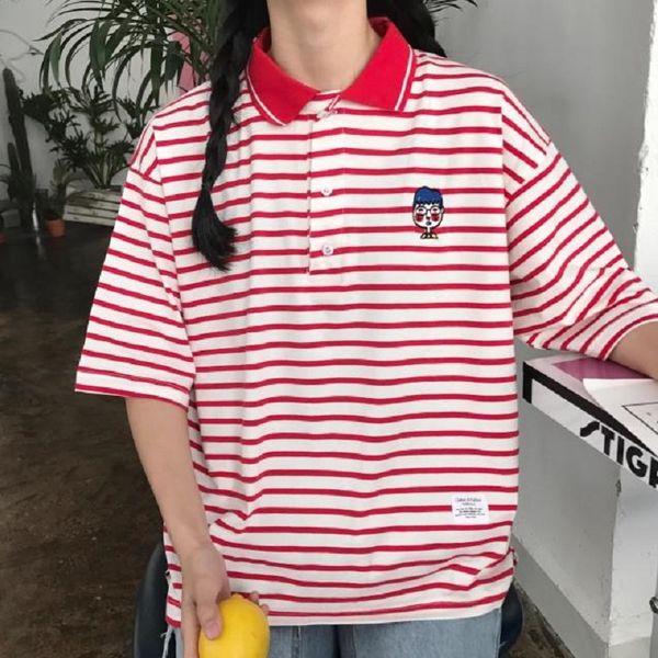 harajuku shirt women cotton cartoon graphic short sleeve yellow black shirt summer fashion lapel ladies girl tunic new, White
harajuku shirt women cotton cartoon graphic short sleeve yellow black shirt summer fashion lapel ladies girl tunic new, White