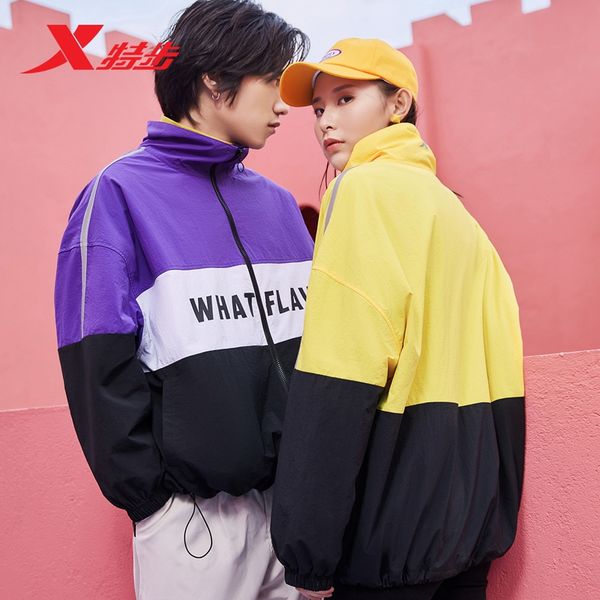 xtep spring casual loose hip hop casual long sleeve windbreaker fashionable and comfortable 880127150148, White;black
xtep spring casual loose hip hop casual long sleeve windbreaker fashionable and comfortable 880127150148, White;black