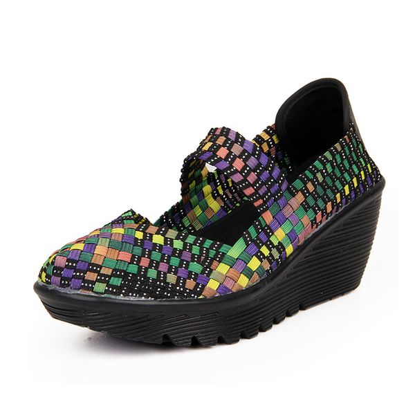 sandals women summer shoes 2021 platform woven ladies flat middle heels wedge beach, Black
sandals women summer shoes 2021 platform woven ladies flat middle heels wedge beach, Black