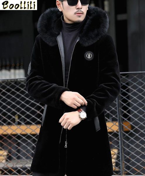 men's leather & faux boollili winter jacket men real sheep shearing fur coat collar jackets mens natural wool coats, Black
men's leather & faux boollili winter jacket men real sheep shearing fur coat collar jackets mens natural wool coats, Black