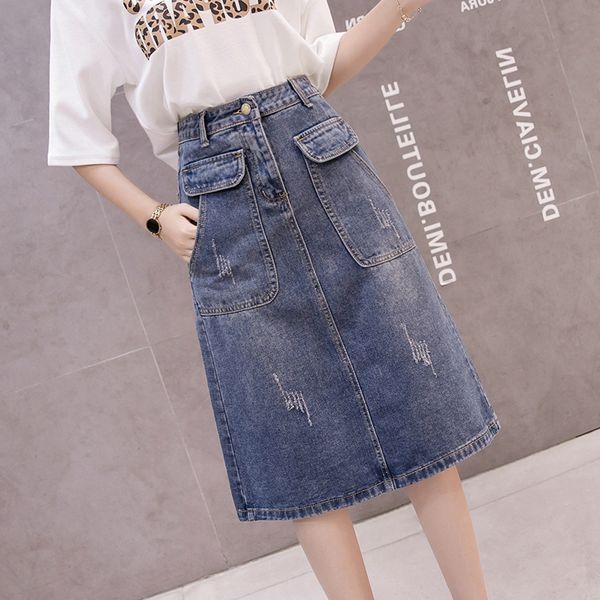 the orchid grey denim skirts long fair maiden temperament in the denim skirt shuhua490, Black;gray
the orchid grey denim skirts long fair maiden temperament in the denim skirt shuhua490, Black;gray